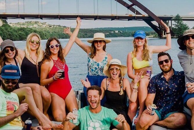 2 hr Sunset Boat Cruise on Lake Austin. BYOB (Single Tickets) - Pennybacker Bridge: the 100-foot backdrop for easy, memorable photos