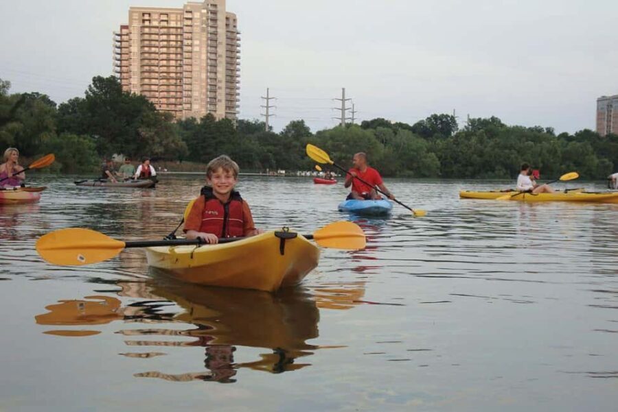 Austin: Kayak and Canoe Rental on Lady Bird Lake - The skyline glide: how Austin looks when you’re not on land