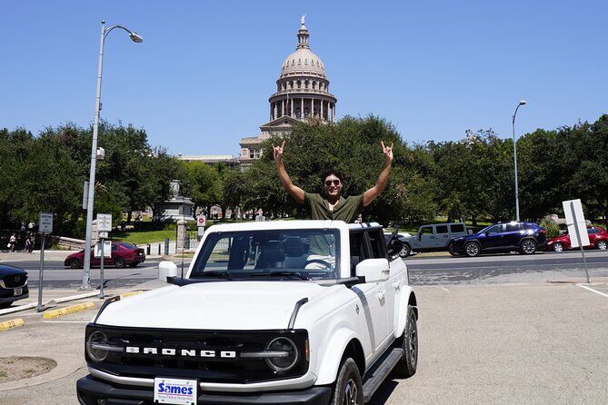 Austin Private Tours – Landmarks & Local Highlights - UT Tower and Forty Acres From the Forties-Along Perspective