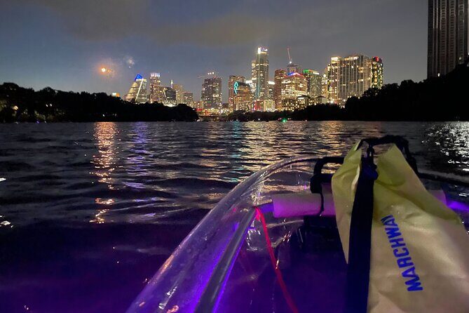 Austin Texas Night Clear Kayaking Glow Tour - The Glow Factor: LED Kayaks Work, but Lights Vary