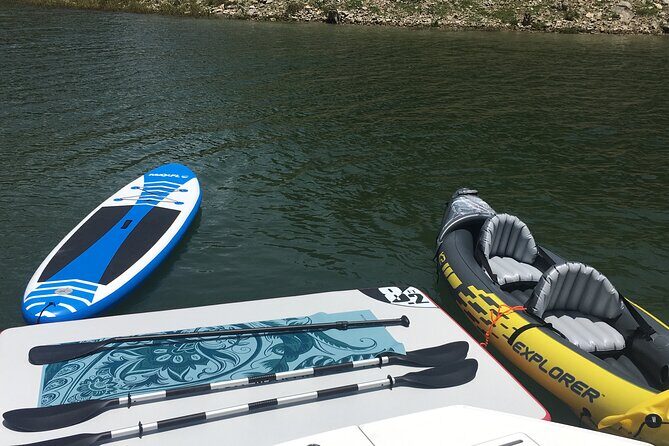 Austin Yacht Charter Experience on Lake Travis - The floating swim platform: your menu of water time