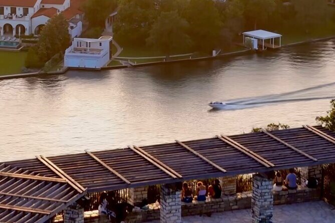 BYOB Party Boat for All Events, Bachelor(ettes), Birthdays. - Mount Bonnell from the water: the high point without the climb