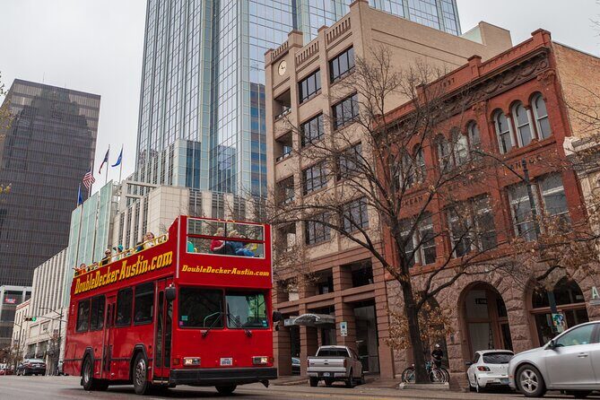 Double Decker Austin Single Loop Sightseeing Tour - Historic 6th Street, the Convention Center, and the Fire Museum stops