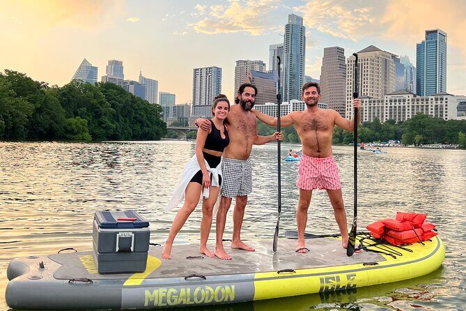 Downtown Austin Giant Paddleboard Sunset Tour with Bats - Why a giant board beats crowd-watching on shore