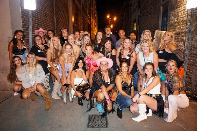 Downtown Austin VIP Bar & Club Crawl - Stop 1: Coyote Ugly Saloon check-in, party name tags, and a welcome shot