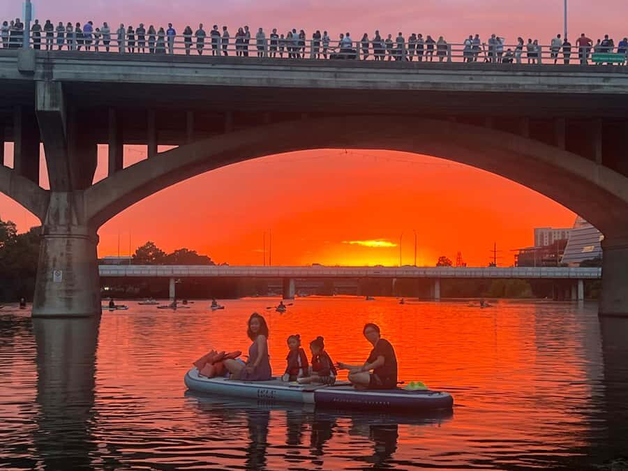Downtown Sunset Tandem Kayak with 1.5M Bats - Real-world pacing: relaxed, but not aimless