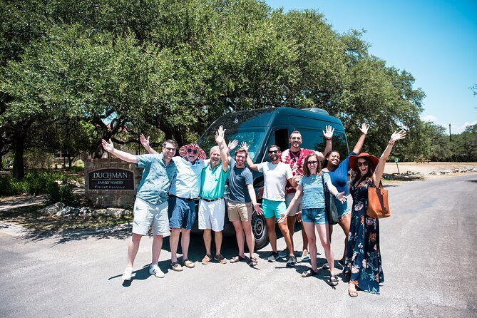 From Austin: Hill Country BBQ & Wine Shuttle - Downtown Austin meetup and the sprinter van comfort you’ll notice fast