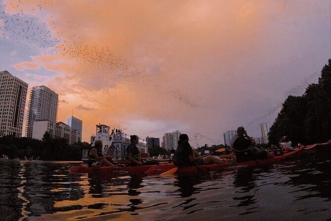 Guided Sunset Bat Kayak Tour in Austin - Paddling the Hike-and-Bike Trail stretch on Lady Bird Lake