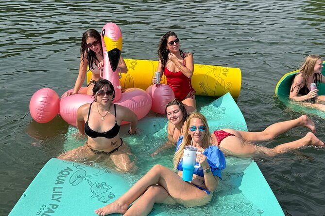 Lake Austin Gone Wild- #1 Single Decker Pontoon in Austin. BYOB - Towable tubing add-on for the whole crew ($250)