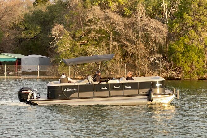 Private 2hr Scenic Boat Cruise Lake Austin- BYOB- Fits 15 People - Captains set the tone: Chris Mueller, Mason, Sebastian, and Cristian