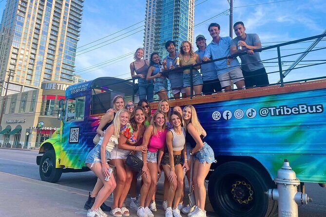 Roofless Party Bus Tour in Downtown Austin - What Roofless Really Means: Heat, Air, and Why Timing Matters