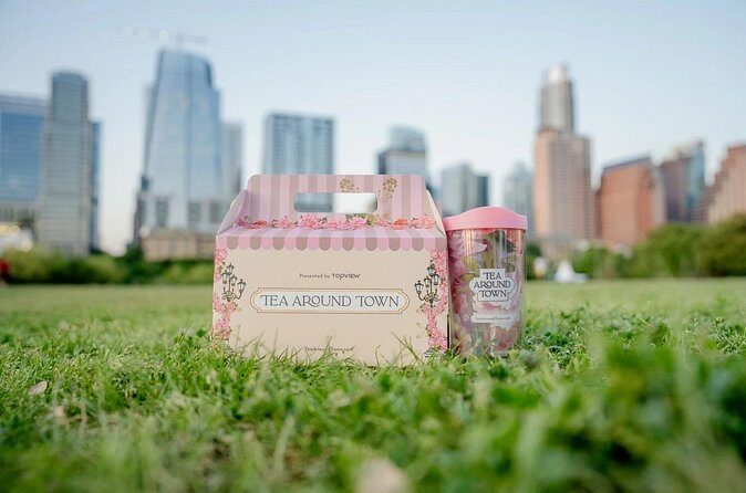 Tea Around Town Austin: Elegant Tea Bus Tour and Treats - The lake stop for skyline photos: fun without the parking hunt